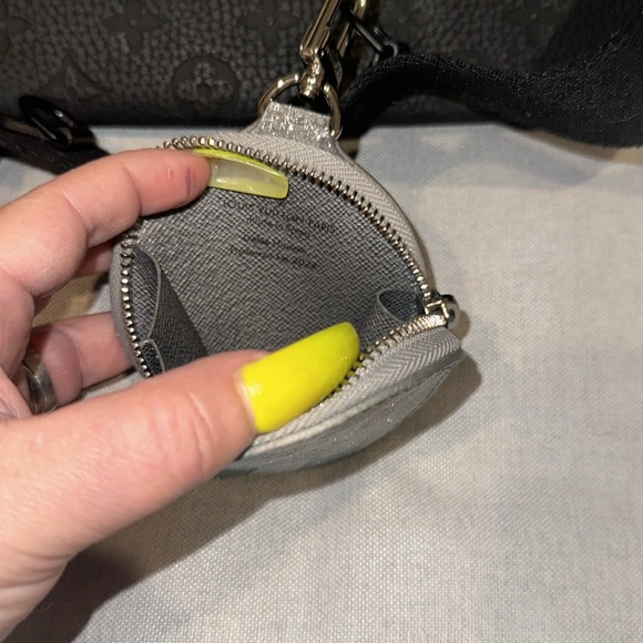 LOUIS VUITTON DamierGrister Trio pouch NM Pouch Crossbody Shoulder Bag EUC - Picture 8 of 10